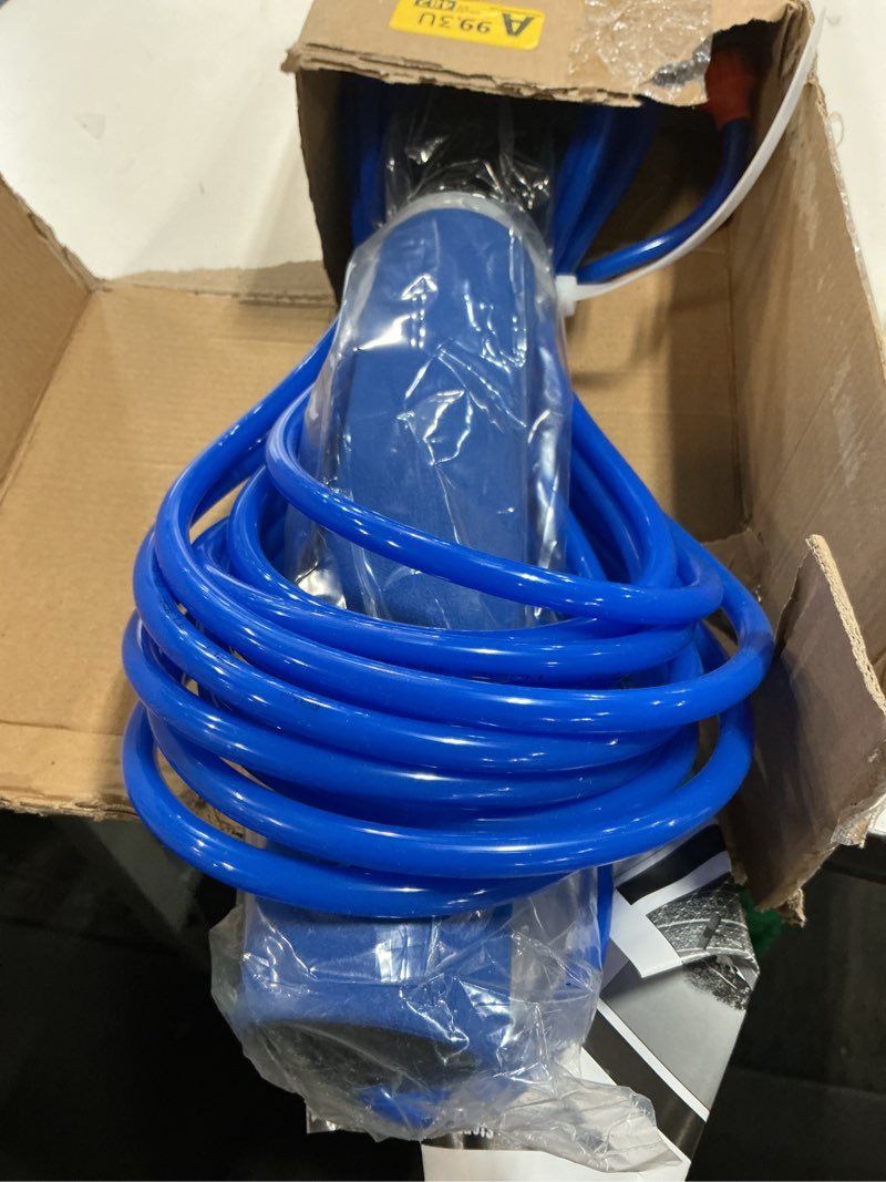 Condition photo showing Good Condition for 30Ft Reach Solar Panel Cleaning Brush Kit with 5-24ft Telescoping Pole, Water Fed Window Cleaner Tool with 20" Brush, Soap Dispenser, Cobweb Duster, Squeegee for Roof, CV, Gutter, Boat, Deck 24FT Blue