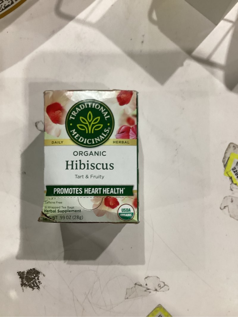 Condition photo showing New/Like New for FGO Organic Hibiscus Tea, 100 Count, Eco-Conscious Tea Bags, Caffeine Free, Packaging May Vary (Pack of 1) Hibiscus 100 Count (Pack of 1)