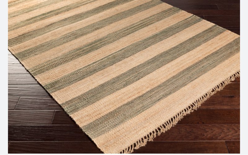 (Similar to stock photo)Hand-Woven Becky Casual Jute Area Rug 84X60X.35 inch 