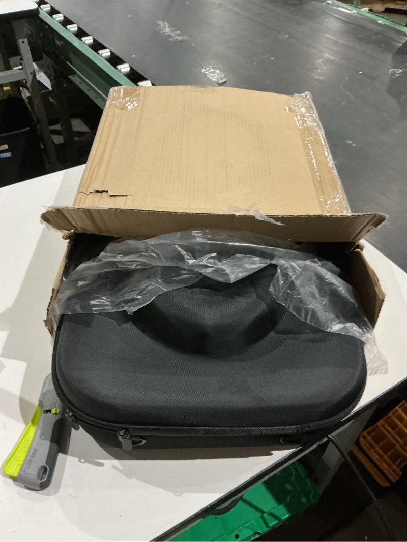 Condition photo showing Good Condition for livelab hat box for travel - crush proof cowboy hat holder storage, hard travel hat carrier case for cowboy, panama & tweed hats - carrying handle, luggage straps & shoulder - large black+orange
