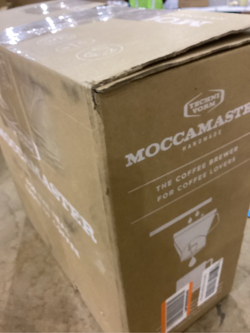 Condition photo showing As Is for Moccamaster Coffee Brewer