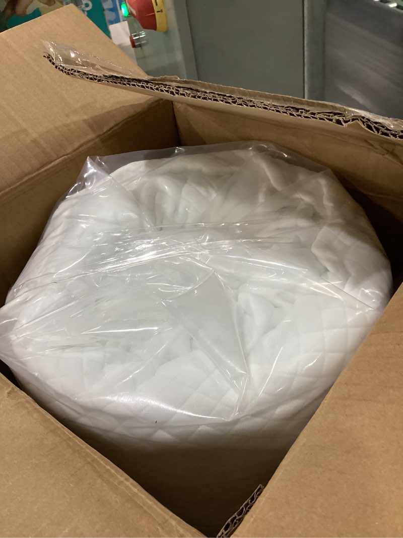 Condition photo showing New/Like New for sweetcrispy mattress topper full with removable soft cover, memory foam 2 inch thick gel infused cooling toppers pad for full size bed, sleeper sofa, rv, camper, certipur us certified 2 in & fabric cover full