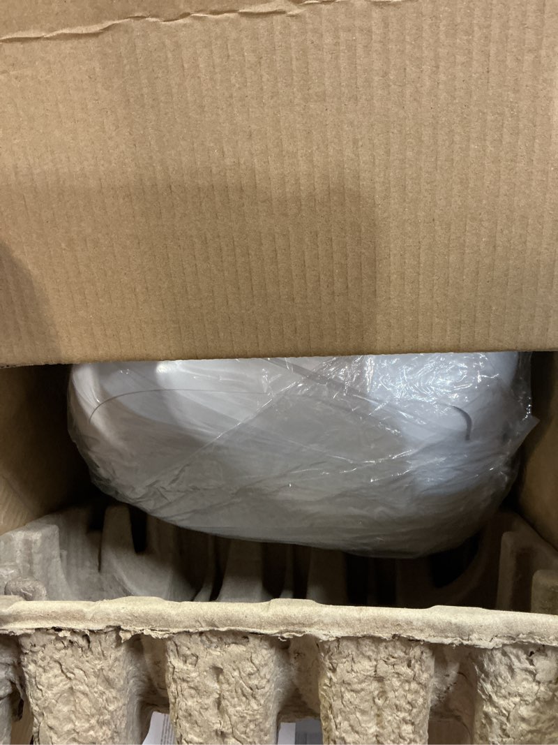 Condition photo showing New/Like New for diaper genie platinum pail (lily white) is made in durable stainless steel and includes 1 easy roll refill with 18 bags that can last up to 5 months.