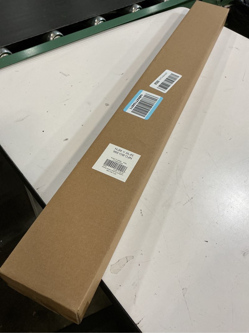 Condition photo showing New/Like New for lazblinds cordless cellular shades, no tools no drill blackout honeycomb shades pleated blinds for windows, 34'' w x 48'' h, taupe blackout-taupe 34'' w x 48'' h