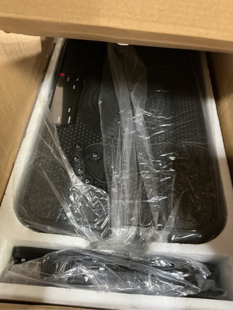 Condition photo showing New/Like New for Shake Plate Vibration Exercise Machine for Lymphatic Drainage Massager & Weight Loss, 400 lbs Capacity Whole Body Vibrating Plate Workout for Women and Men