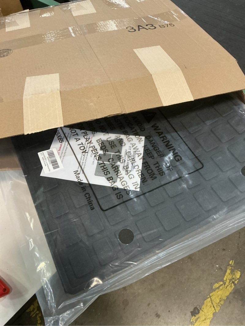 Condition photo showing Good Condition for powoq 5 seats cargo mat compatible with 2010-2024 toyota 4runner trunk mat tpe cargo liner trunk liner back seat protector replacement for 2010-2024 toyota 4runner accessories rear backrest mats fit w/ and w/o sliding tray