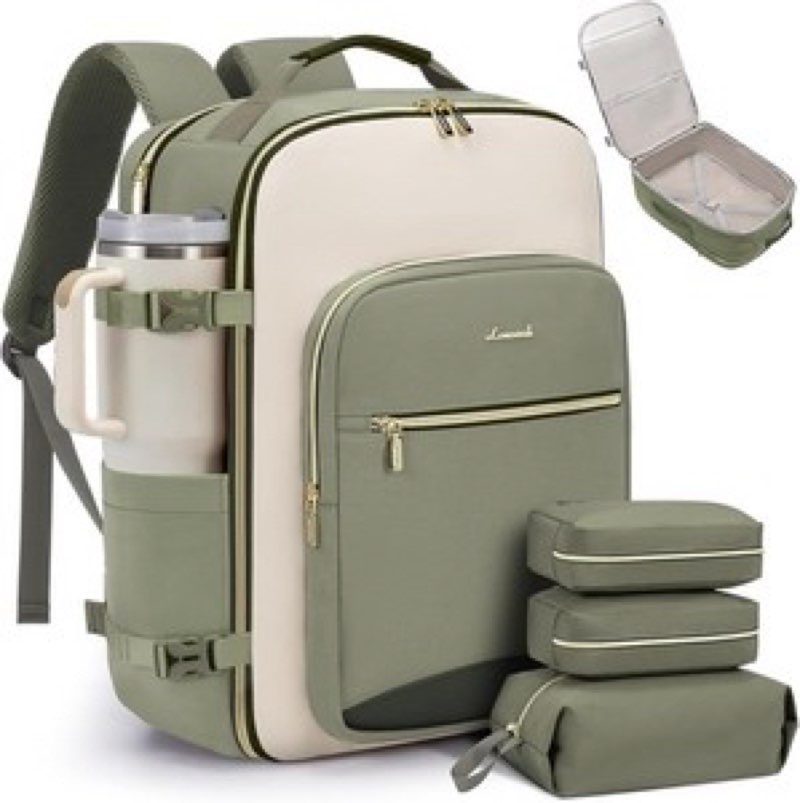 lovevook 40l travel backpack for women & men, airline approved carry on luggagelovevook