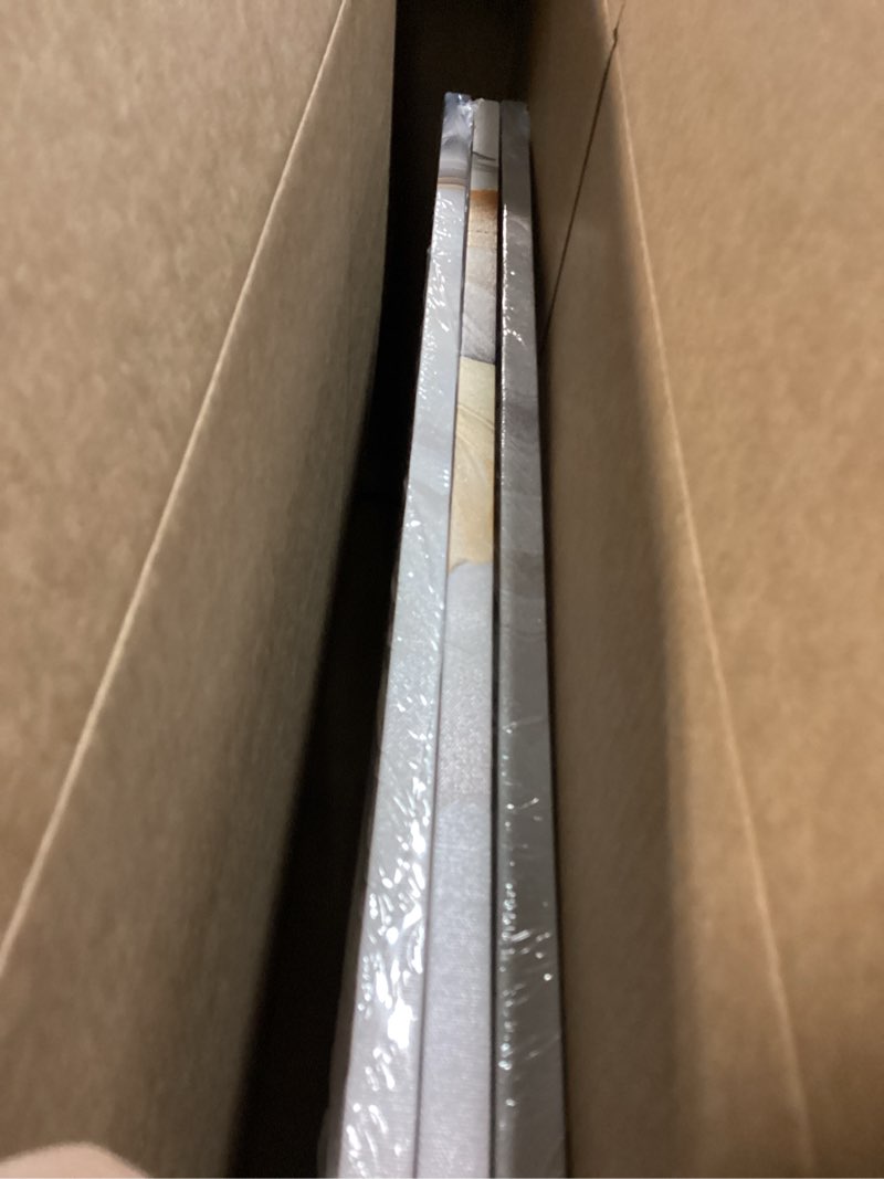 Condition photo showing Good Condition for 3Pcs Modern Abstract Golden White Leaves Canvas Wall Art Neutral Botanical Wall Decor Pictures Luxury Posters Prints for Living Room Bedroom Office Home Decorations, 16x24in Abstract 16x24in canvas