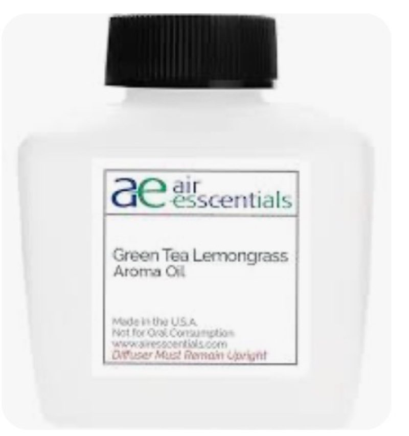 Green Tea & Lemongrass Aroma Oil, Essential Oils Blend for Diffusers & Scent Machines, Blend of Lemo