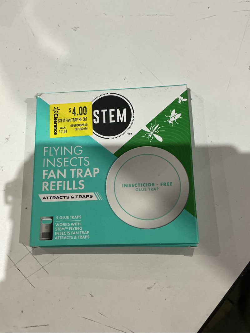 Condition photo showing Good Condition for stem glue trap re?ll pads for stem flying insect fan trap device, 5 count