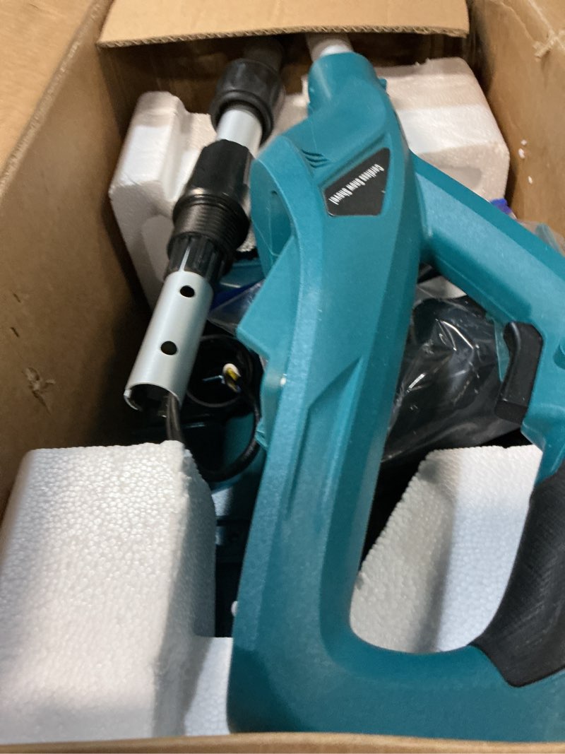 Condition photo showing Good Condition for 17"Cordless Snow Shovel with Wheels, 9000mAh Brushless Electric Snow Blower Battery Powered, 20-30FT Throw Distance/Larger Snow Removal,12lb Lightweight Snow Thrower for Driveway/Steps/Patio/Sidewalk