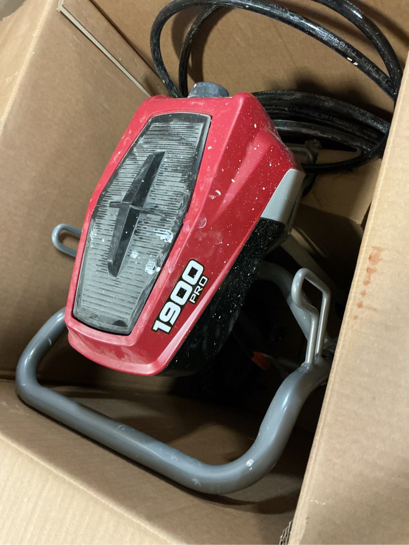 Condition photo showing As Is for Titan Tool ControlMax ?0580008 1900 PRO High Efficiency Airless Paint Sprayer, HEA Technology decreases Overspray by up to 55% While Delivering Softer Spray