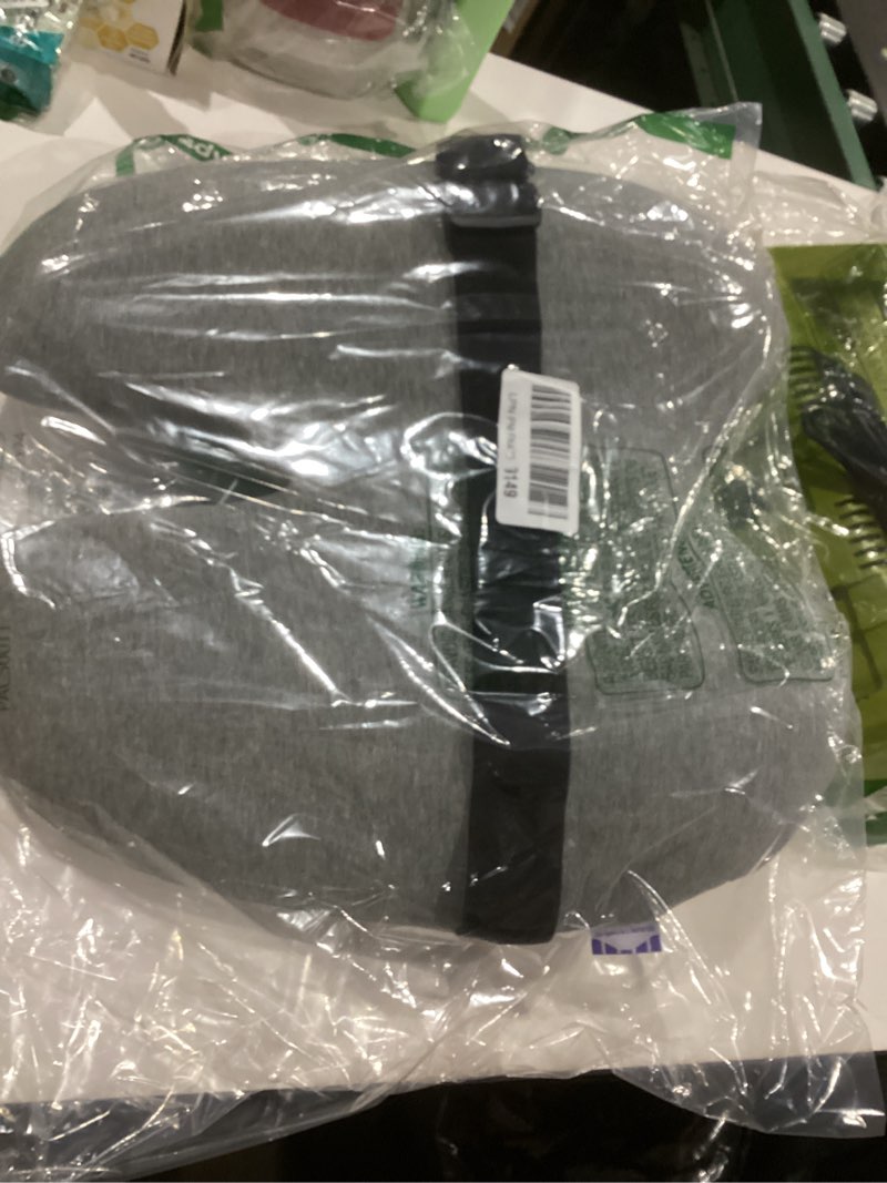 Condition photo showing Good Condition for c cushion lab extra dense lumbar pillow - patented ergonomic multi-region firm back support for lower back pain relief - lumbar support cushion with strap for office chair, car, sofa, plane - grey