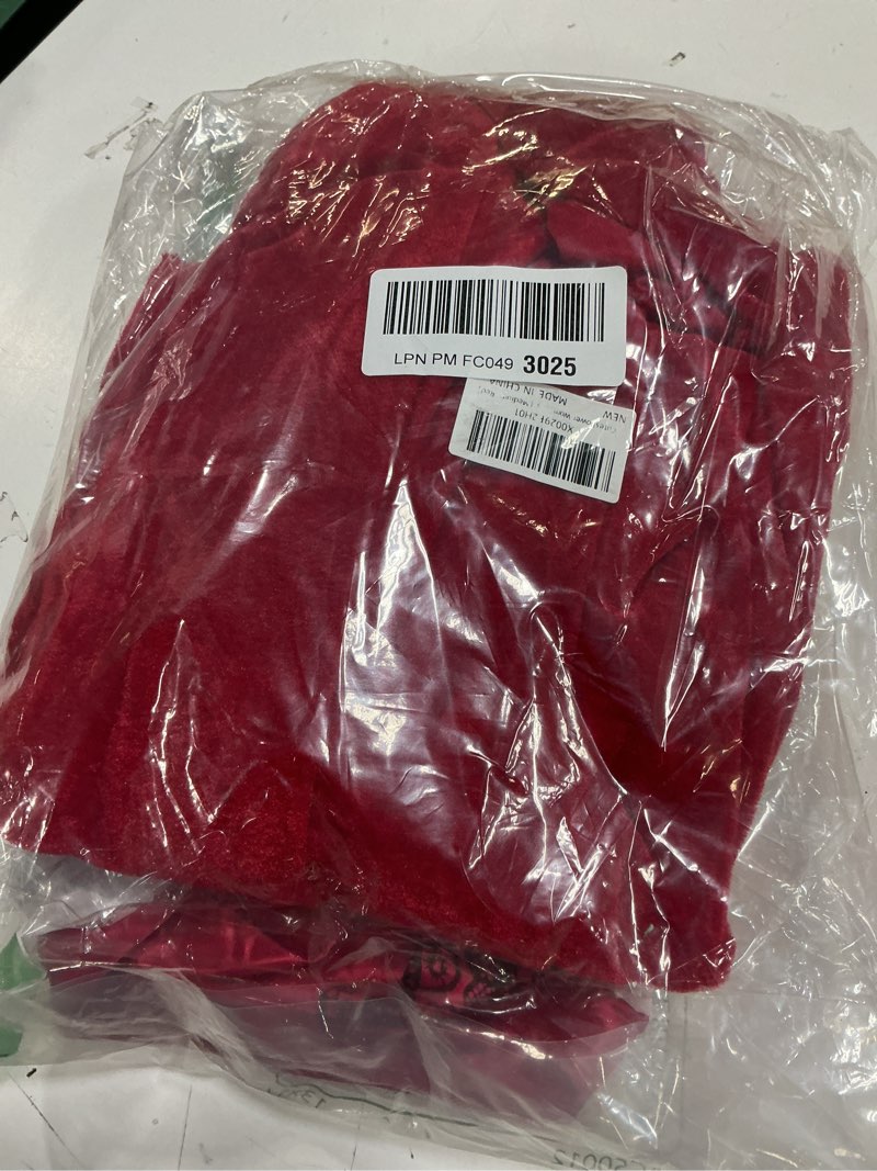 Condition photo showing New/Like New for Cuteshower Women Little Red Riding Hood Costume Halloween Hood Cape Party Dress 10-12 Red