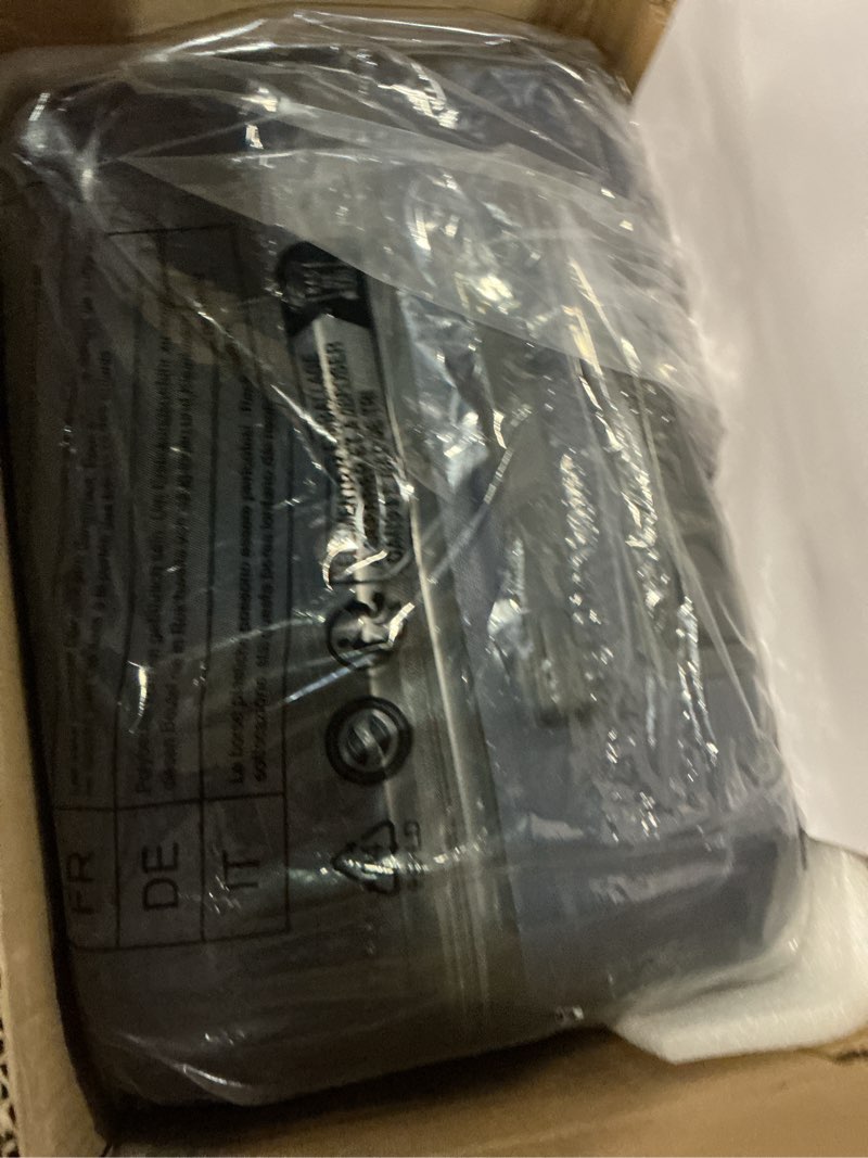 Condition photo showing Good Condition for light flight luggage sets, 3 piece durable suitcase set with spinner wheels, 3 pcs hardside lightweight luggage with tsa lock, large checked travel suitcases, 20/24/28 inch, dark blue dark blue 3-piece set-20 inch/24 inch/28 inch
