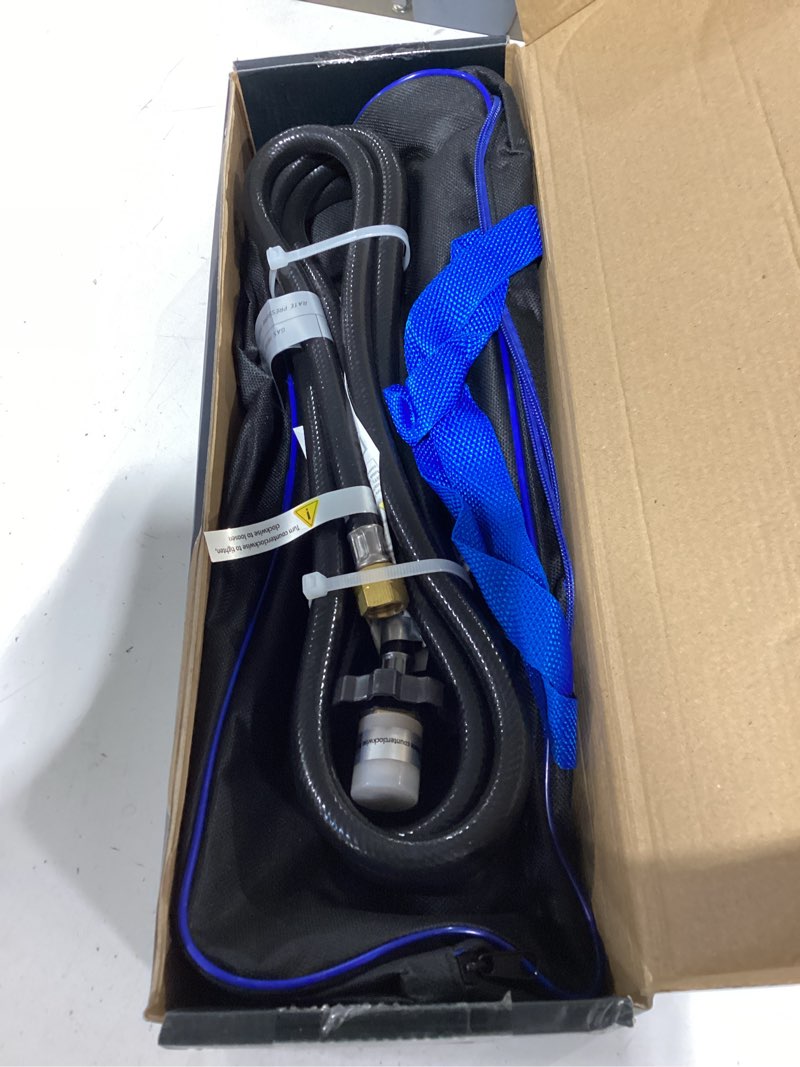 Condition photo showing Good Condition for propane torch weed burner kit,heavy duty blow torch with storage bag, flamethrower with turbo trigger and 10 ft hose for weeding,roofing, melting ice snow,road marking (32in) 32 inch