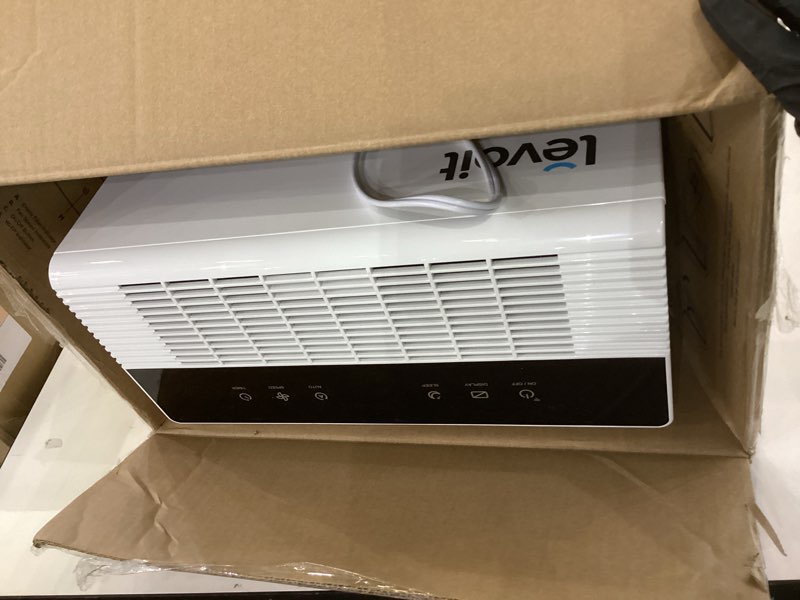 Condition photo showing As Is for LEVOIT Air Purifiers for Home Large Room Up to 1875 Ft² with Washable Pre-Filter, AHAM VERIFIDE, Air Quality Monitor, HEPA Sleep Mode for Allergies, Pet Hair in Bedroom, Vital 200S-P, White Air Purifier White