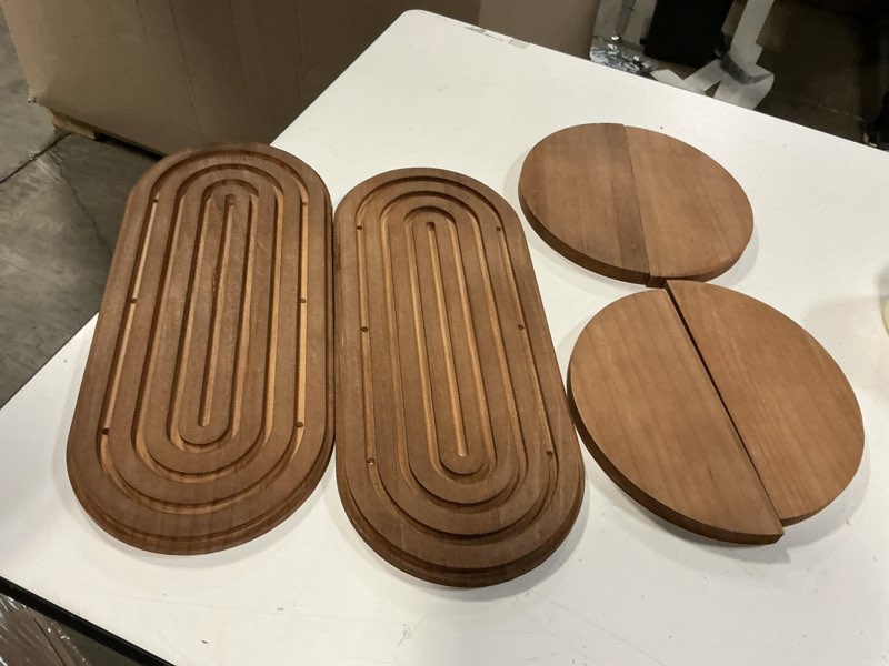 Condition photo showing Good Condition for floating shelves for wall, boho home wall decor,rattan plant shelf set of 2, mid century small decorative shelf, natural wood shelves for living room,bedroom,house,office (walnut) 1 tier-walnut?2-pack)