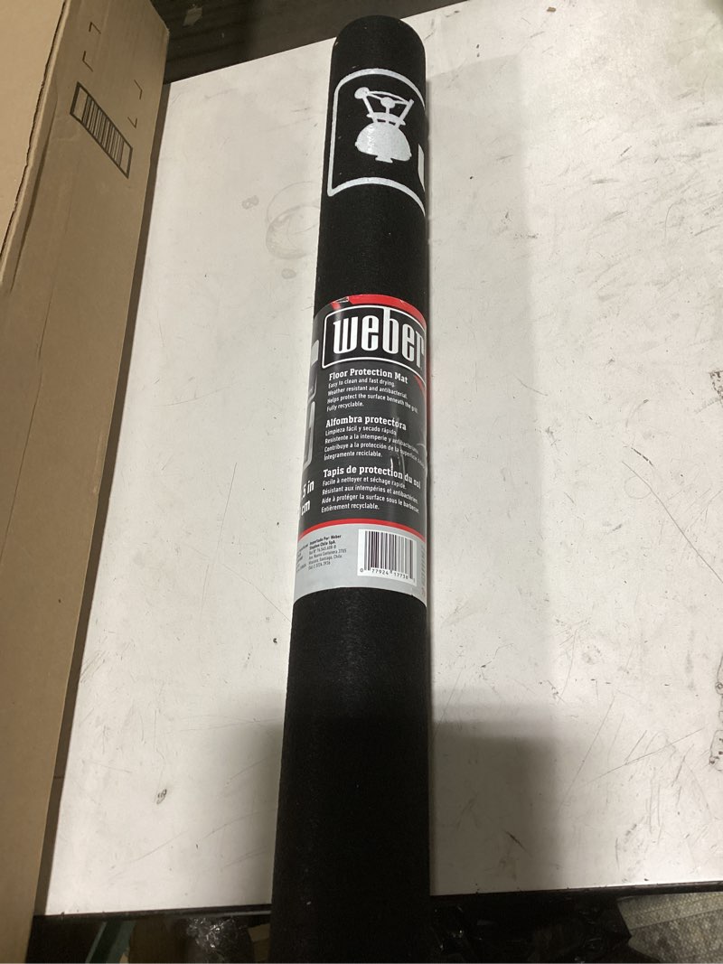 Condition photo showing Good Condition for weber floor protection mat – large, heat?resistant surface protector for kettles, gas grills & smokers