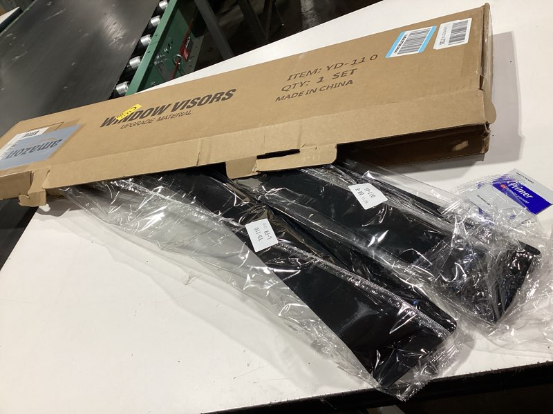 Condition photo showing Good Condition for window visors rain guards for 2009-2018 ram 1500 crew/mega cab, 2010-2025 ram 2500 & 3500 crewcab window vent wind deflectors visors shades 2009-2018 ram 1500 crew cab