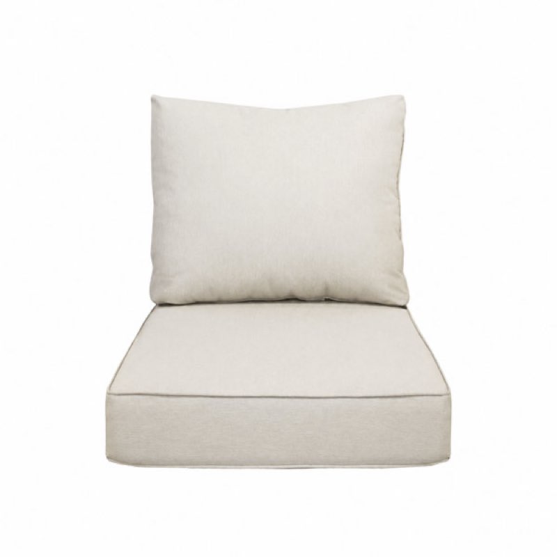 beige couch cushion set 