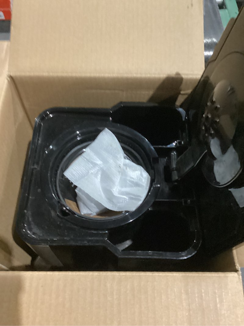 Condition photo showing As Is for Braun PureFlavor 14?Cup Programmable Coffee Maker – Fast Brew Speed, Touch Display, Bold & Brew?Over?Ice Modes, FlavorCarafe & Adjustable Warm Plate Black