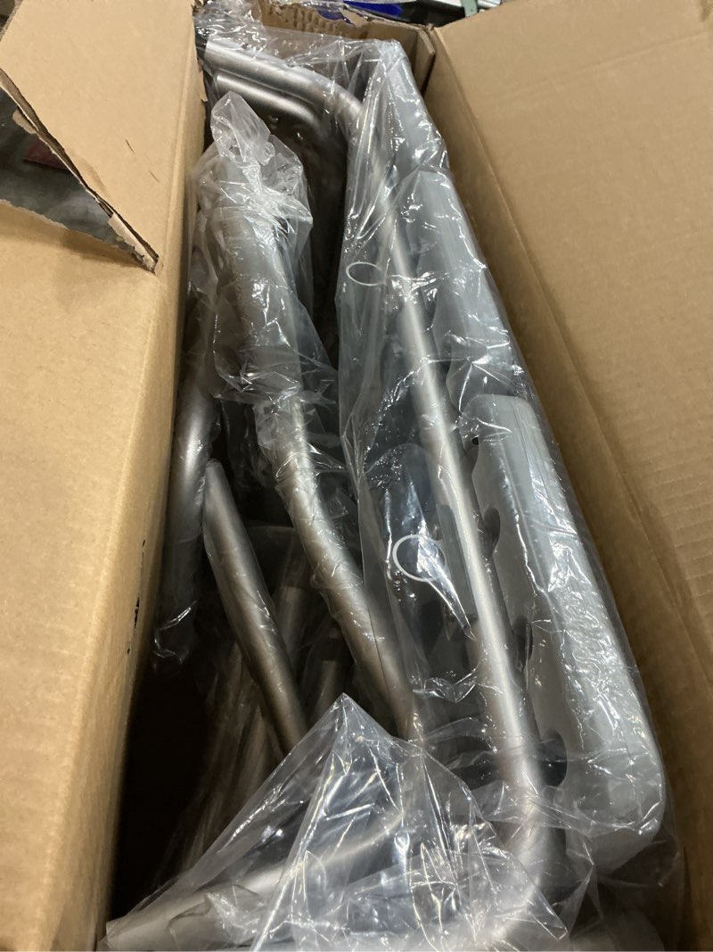 Condition photo showing Good Condition for Medline Transfer Bench for Bathtubs and Showers  Slip-Resistant  400 lb. Weight Capacity  Gray