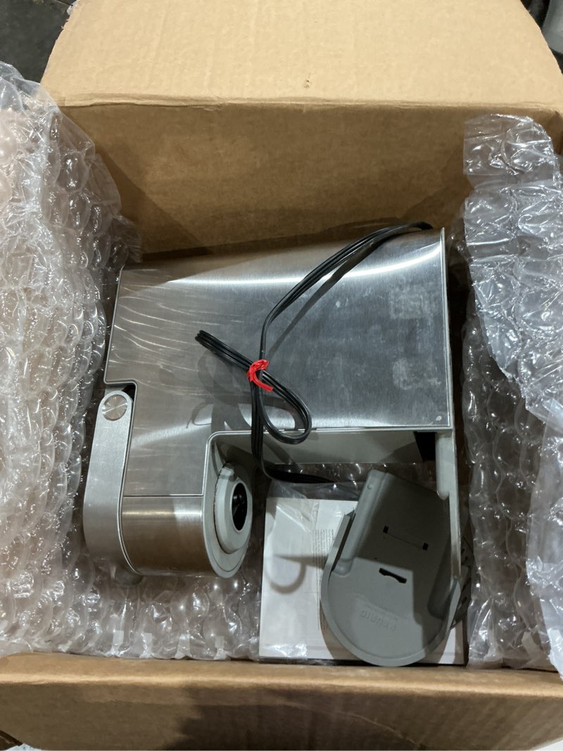 Condition photo showing As Is for keurig k-supreme plus single serve k-cup pod coffee maker, multistream technology, customizable strength and temperature settings, programmable, 78oz removable reservoir, stainless steel stainless steel maker