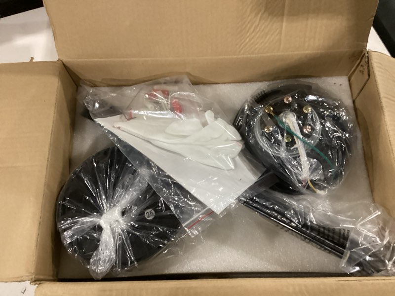 Condition photo showing New/Like New for small ceiling fan with light - 42 inch flush mount ceiling fan with lights and remote, low profile ceiling fans with 3 reversible blades, 6 wind speeds, black ceiling fans for bedroom 42 inch black-2