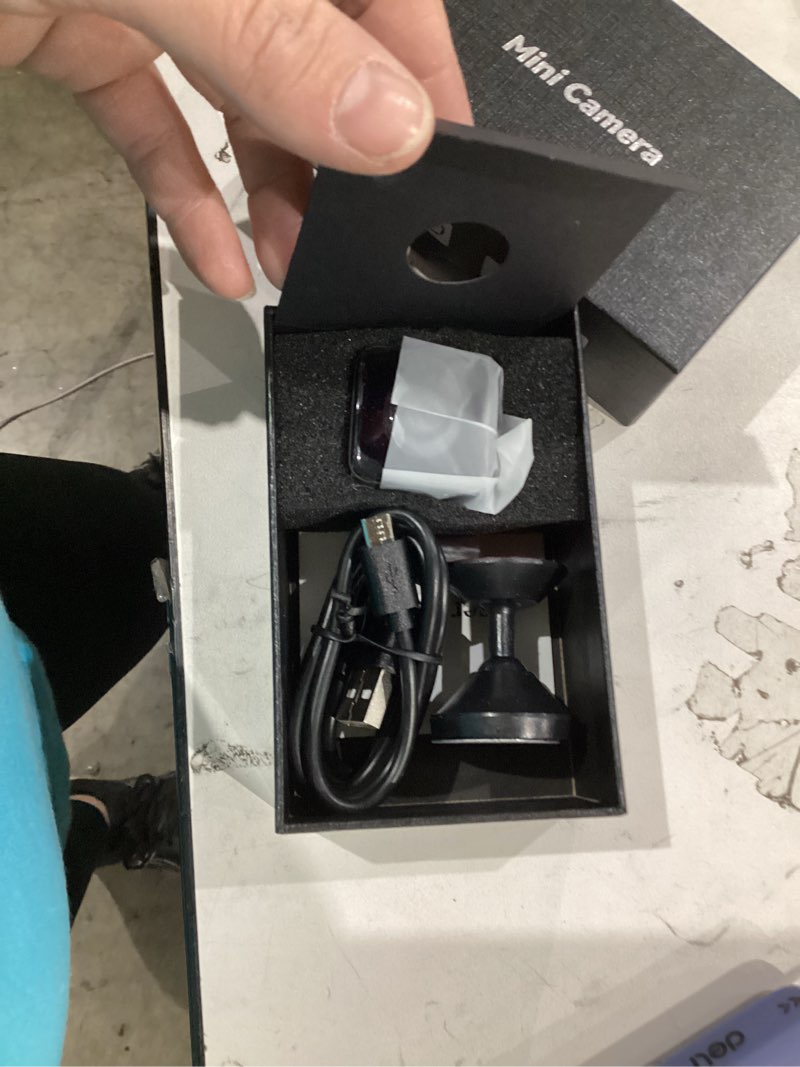 Condition photo showing New/Like New for Mini Security 2025 Wireless Camera Small Home WiFi 1080P HD Micro Magnetic Nanny Cam with Motion Detection,Wide Angle,Cloud & SD Storage,Night Vision,Can No Need WiFi Tiny Cameras for House Indoor