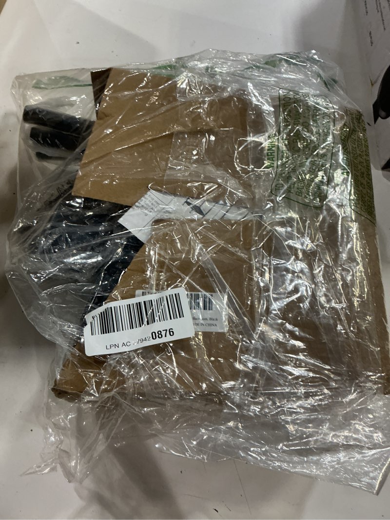 Condition photo showing Good Condition for SWTYMIKI Corner Shower Caddy Standing - 3 Tier Rustproof Metal Shower Organizer Stand with Soap Holder and 4 Hooks, Freestanding Floor Shower Storage Stands for Bathroom, Black 3-tier Black