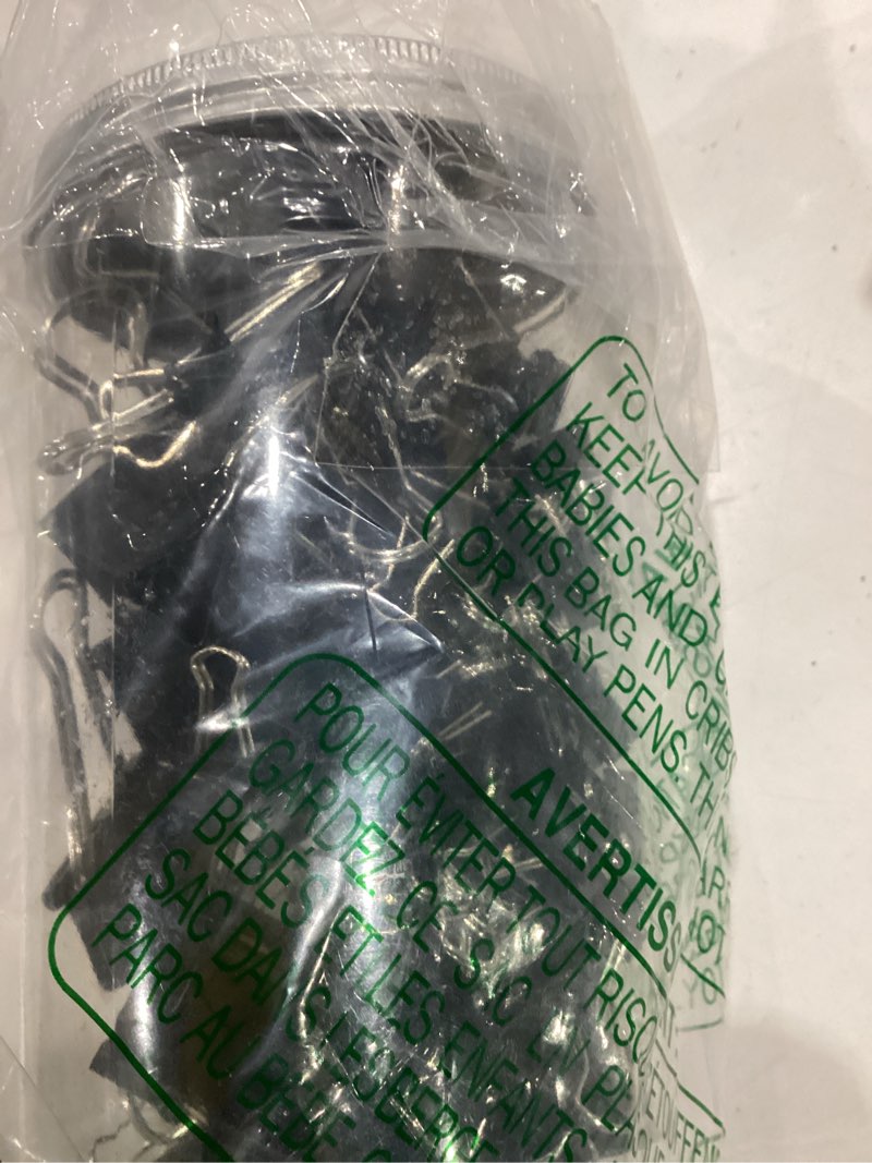 Condition photo showing Good Condition for binder clips paper clamps assorted sizes 200 count (black), jumbo, large, medium, small, mini and micro,6 sizes with box for office, school and home