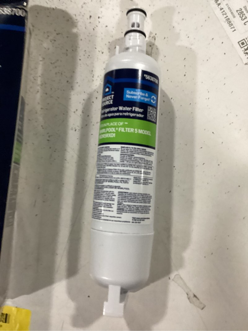 Condition photo showing New/Like New for project source twist refrigerator water filter fits whirlpool filter edr5rxd1