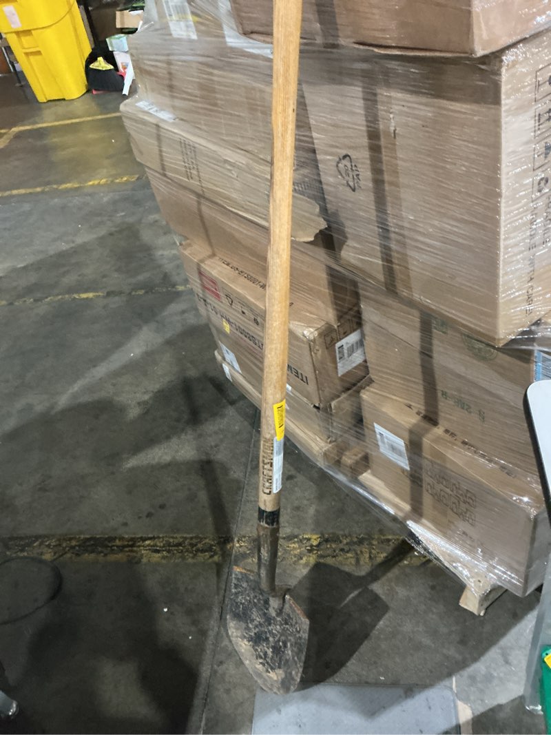 Condition photo showing As Is for craftsman round point long handle shovel, 48"
