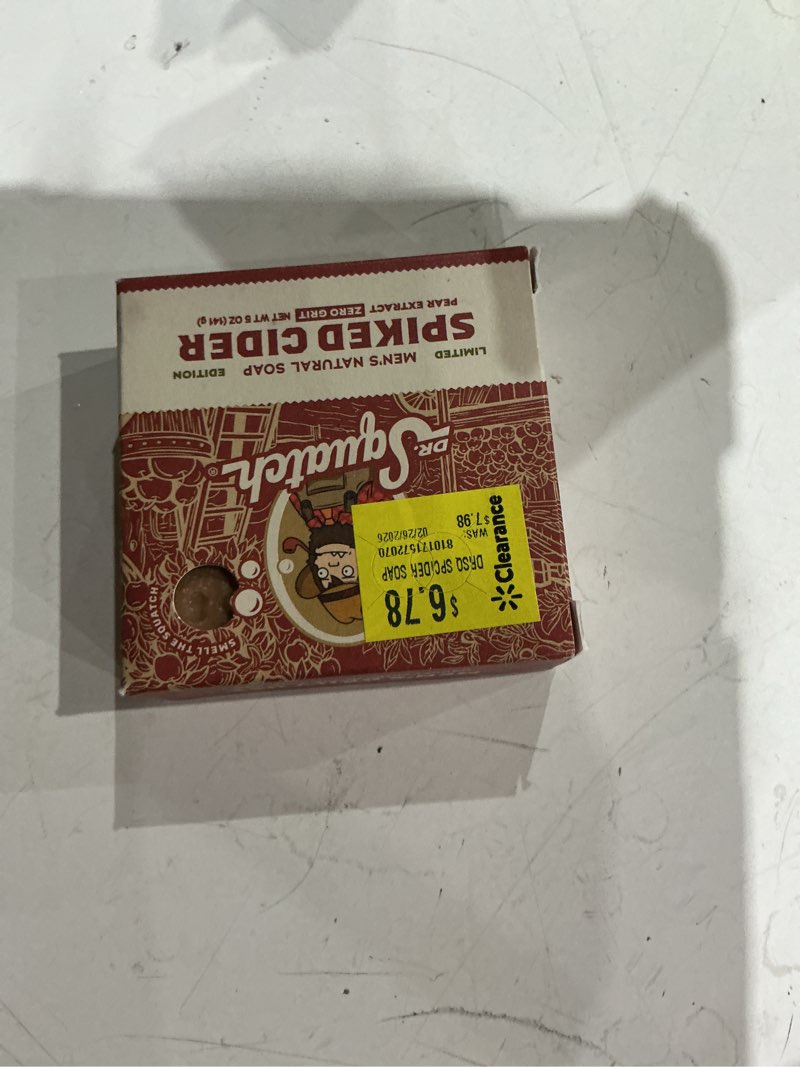 Condition photo showing Good Condition for dr. squatch men's all natural bar soap - spiked cider - 5oz
