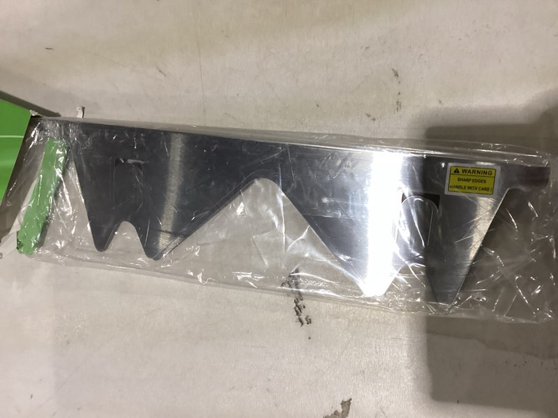 Condition photo showing As Is for stove gap covers stainless steel, 2 pack stove gap filler easy retractable length 13.8" to 27.5", width 0.79" almcals range trim kit, heat resistant guard between stove top & counter silver