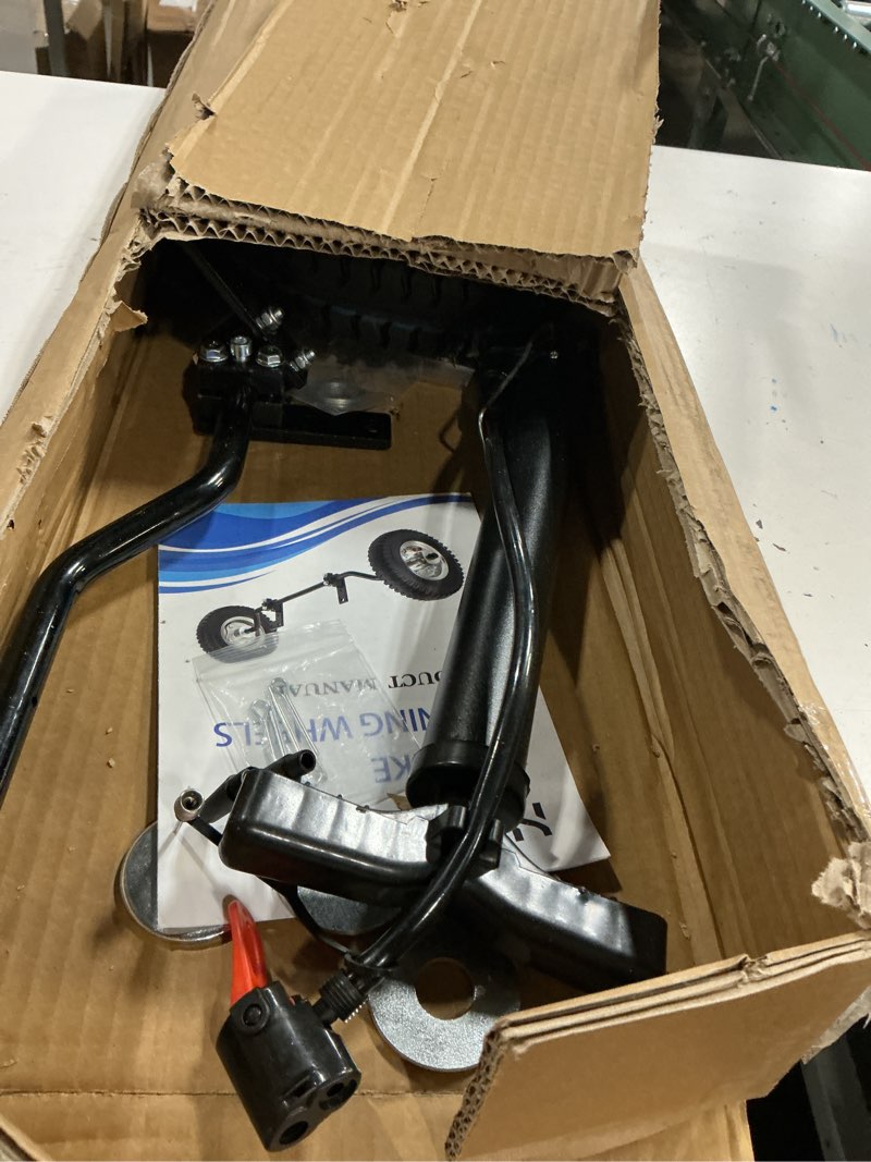 Condition photo showing As Is for dirt bike training wheels for crf50, pw50 & mx125 | compatible with honda crf50, yamaha pw50/ttr50, razor mx125/mx350/mx400 | universal fit 50cc 49cc kids dirt bikes | easy install & 10-year warranty training wheels with pump