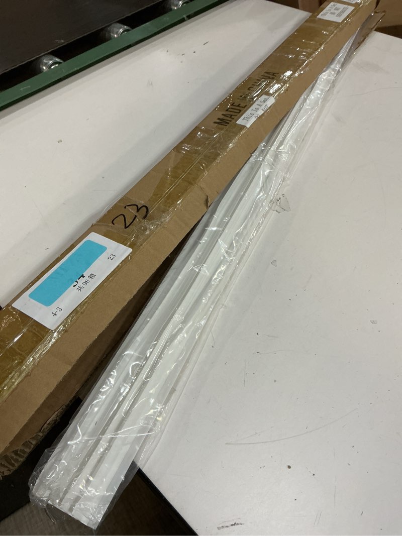 Condition photo showing Good Condition for Replacement Door Bottom with Vinyl Fins 36" Long 1 3/4" Wide Threshold Seal Bottom of Door Weatherstrip Kerf Weather Stripping for 7/8" Between Barbs(1 Pcs,White) 1 White