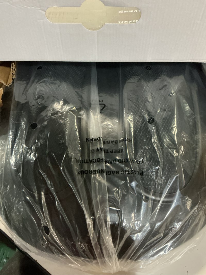 Condition photo showing New/Like New for nekteck foot massager with heat, shiatsu heated electric kneading foot massager machine for neuropathy, plantar fasciitis, feet massage for pain relief, circulation, ideal gifts for man woman her him black