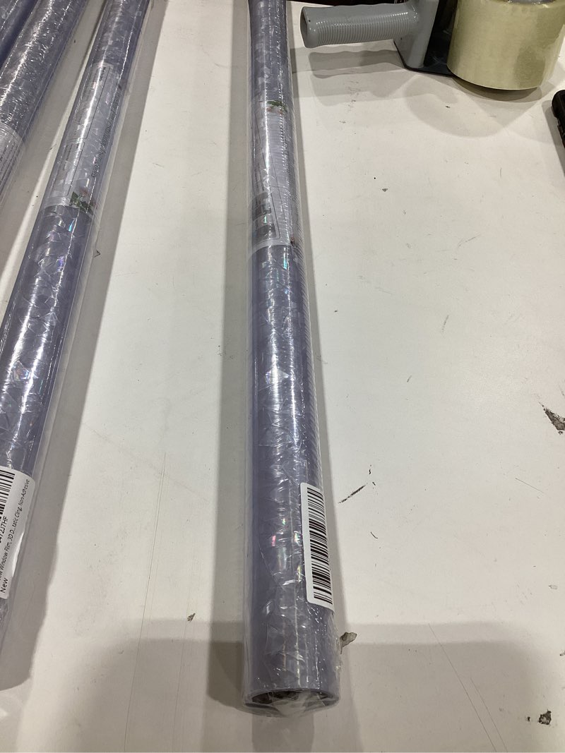 Lovepea Rainbow Window Privacy Film with Installation Tools, 3D Decorative Vinyl, Stained Glass Deca