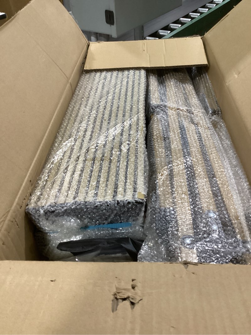 Condition photo showing Good Condition for Novabright 10 Pcs Picnic Kit Folding Picnic Table 59'' x 20.5'' Extra Large Outdoor Boho Blanket 91'' x 71'' Beige White Table Runner 6 Pillow Cover Woven Cotton Oversize Washable for Camp Wedding