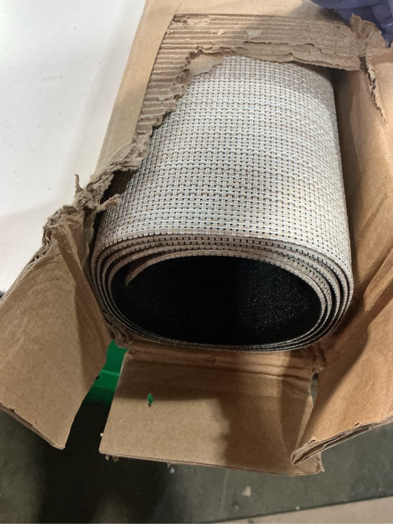Condition photo showing Good Condition for baroyal office chair mat for hardwood floor under desk computer rolling chair mat for wood/tile floor non-slip heavy duty desk rug pvc plastic hard floor protector 48" x 60" (parchment) parchment 48" x 60"