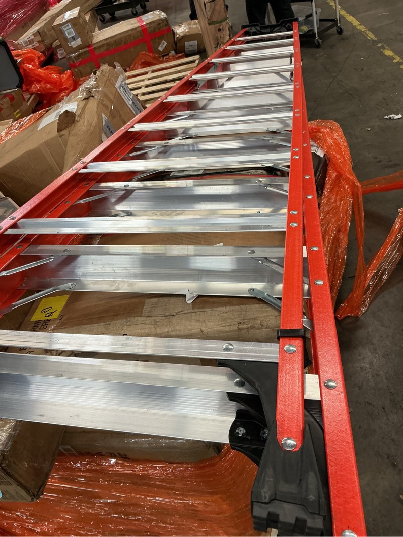 Condition photo showing item condition for Louisville Ladder 10-Foot Fiberglass Step Ladder, 375-Pound Load Capacity, Type IAA, FS1410HD 10 feet Step Ladder