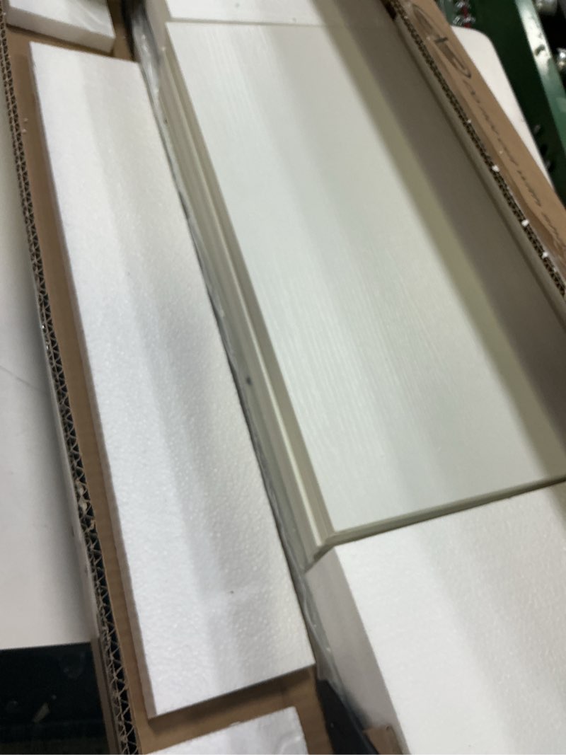 Condition photo showing Good Condition for Furologee 6 Tier Book Shelf, Tall Wide Bookshelf, Modern Open Bookcase, Display Shelves Storage Organizer, Shelving Unit for Living Room, Home Office, Bedroom, Kitchen, White 6 Tier - 20"W White