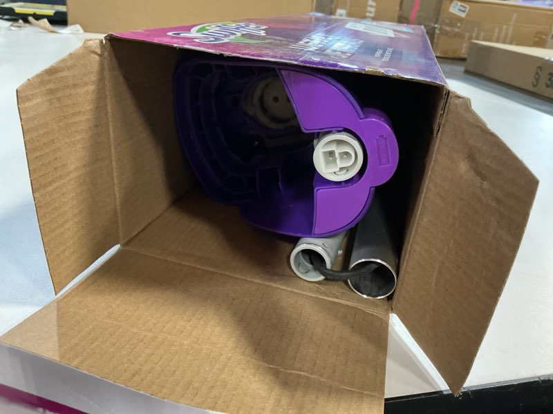 Condition photo showing Good Condition for Swiffer WetJet Hardwood and Floor Spray Mop Cleaner Starter Kit, Includes: 1 Power Mop, 10 Pads, Cleaning Solution, Batteries