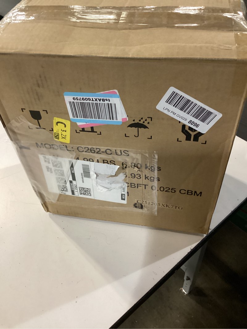 Condition photo showing New/Like New for amazon basics 12-sheet cross-cut paper and credit card shredder with overheat protection, black (new model) 12 sheet black