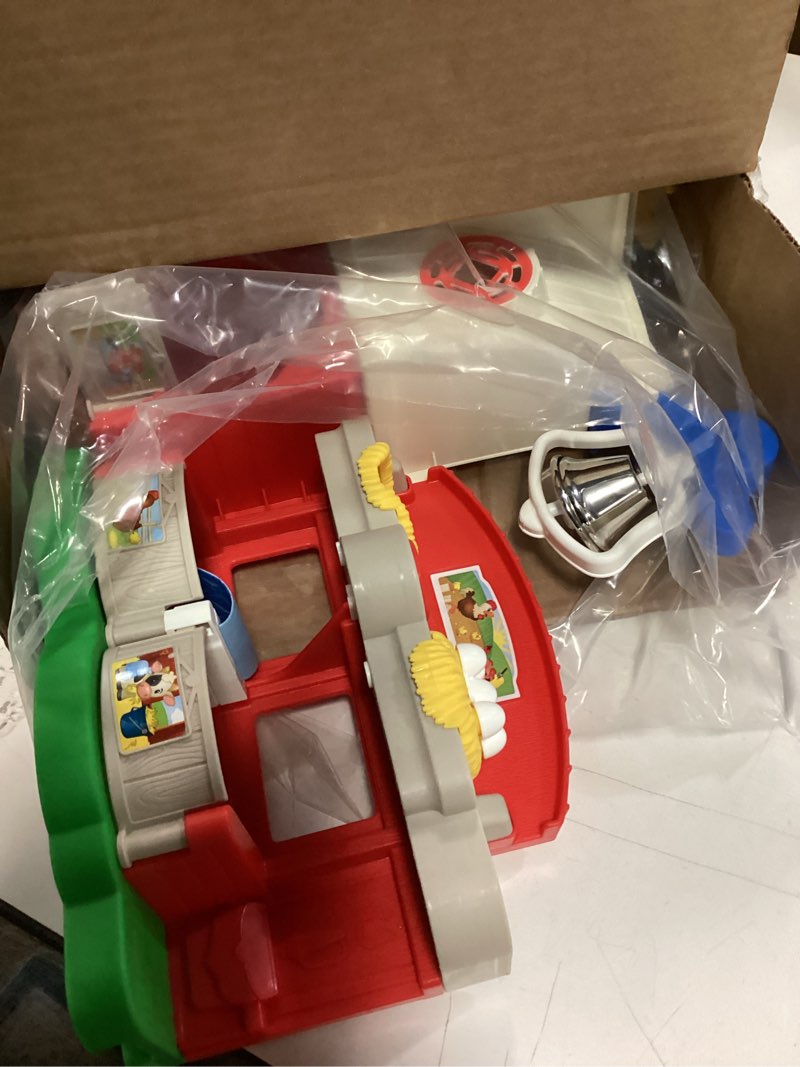 Condition photo showing Good Condition for Fisher-Price Little People Toddler Learning Toy Caring for Animals Farm Playset with Smart Stages for Pretend Play Kids Ages 1+ years (Amazon Exclusive)