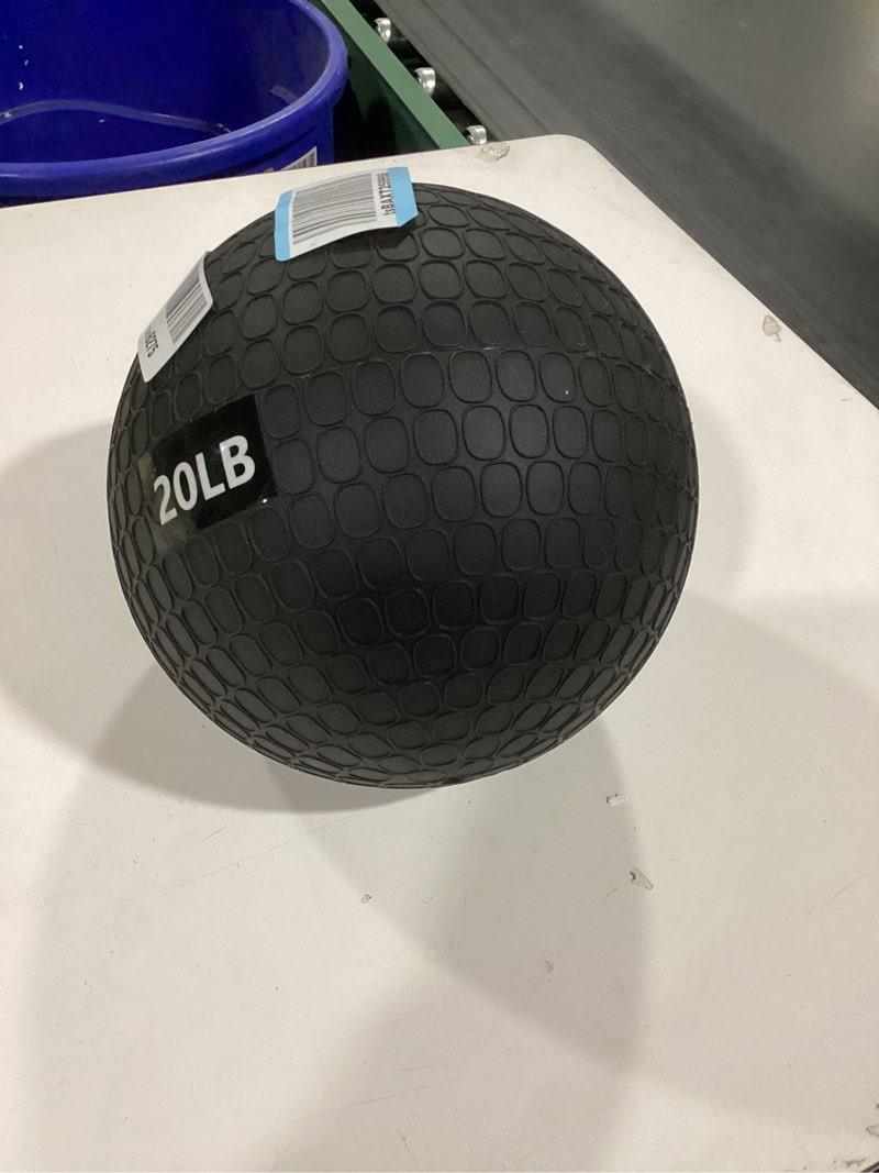 Condition photo showing Good Condition for Amazon Basics Slam Medicine Balls for Exercise 20 Pounds