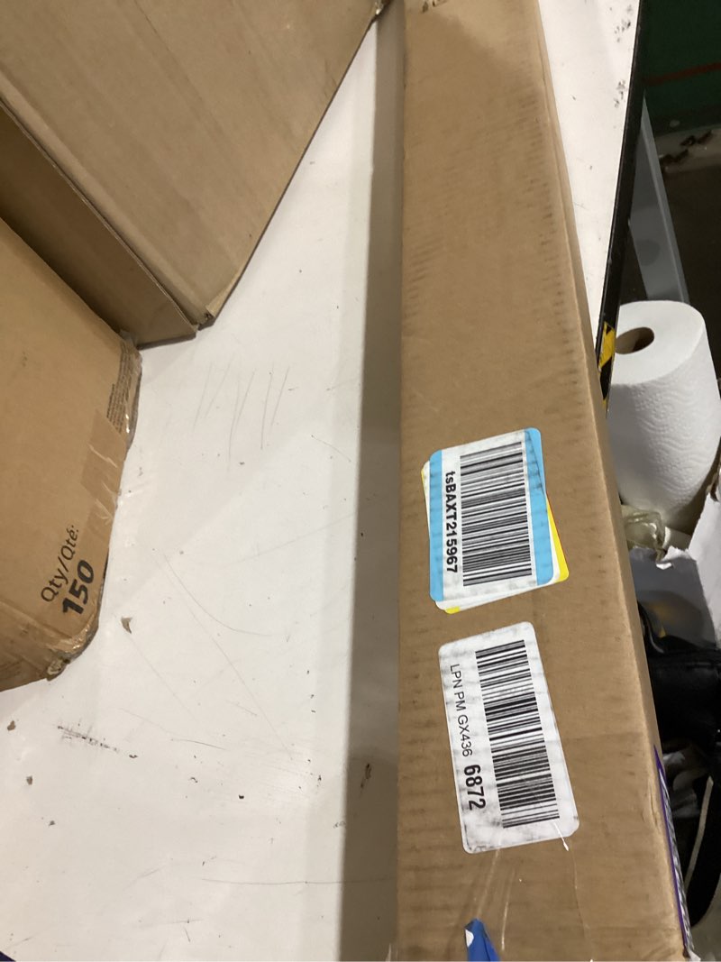 Condition photo showing As Is for used cordless cream blinds