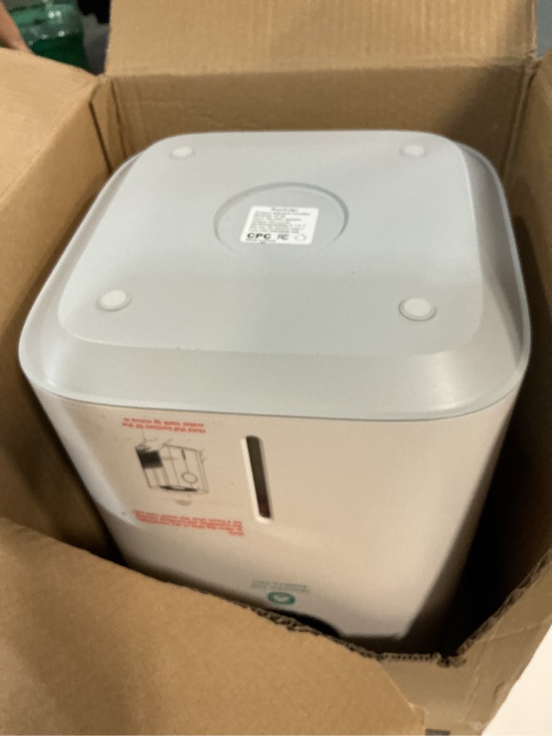 Condition photo showing As Is for Pro Baby Evaporative Humidifier for Bedroom, MistFree & No White Dust, BPA-Free and 16dB Quiet Sleep for kids, 3 Age-Modes, Auto Control, Tap Water Safe, 4L Easy Clean Tank for Nursery